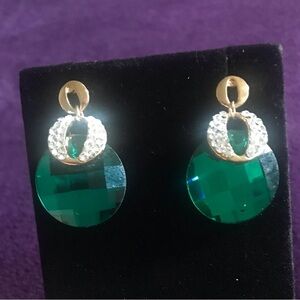European crystal earrings